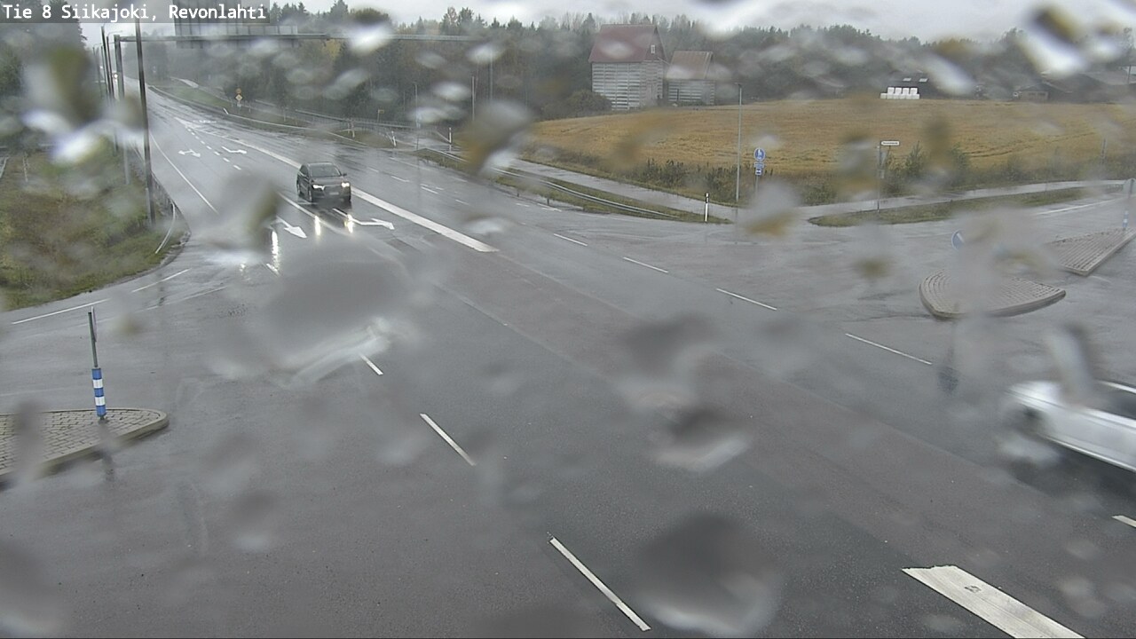 Weather Camera Image Road 8 Siikajoki, Revonlahti, Siikajoki, Pohjois-Pohjanmaa
