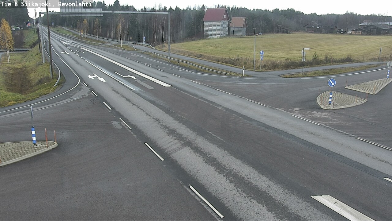 Kelikamerat Kuva Tie 8 Siikajoki, Revonlahti, Siikajoki, Pohjois-Pohjanmaa