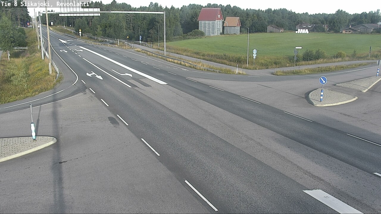 Weather Camera Image Väg 8 Siikajoki, Revolax, Siikajoki, Pohjois-Pohjanmaa