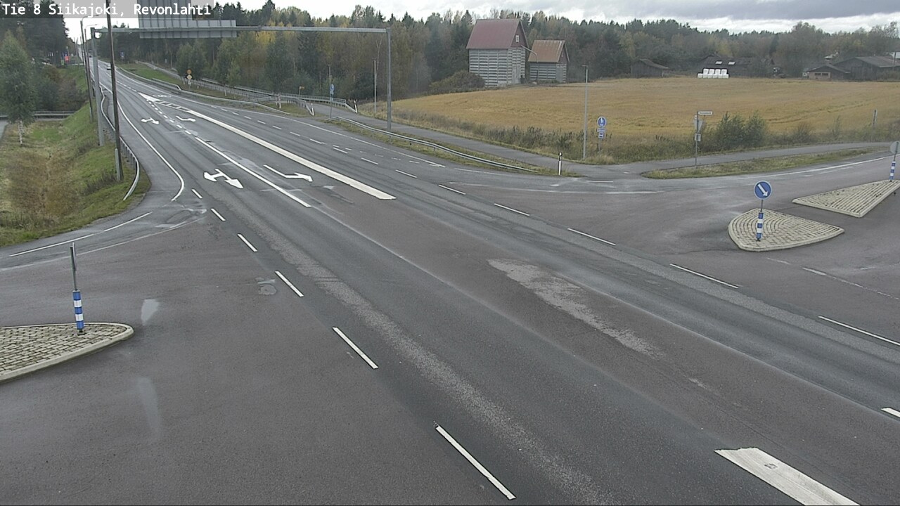 Kelikamerat Kuva Tie 8 Siikajoki, Revonlahti, Siikajoki, Pohjois-Pohjanmaa