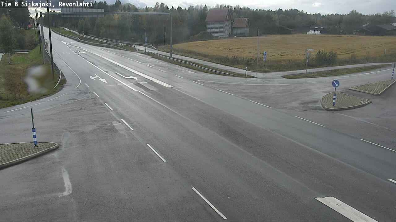 Weather Camera Image Road 8 Siikajoki, Revonlahti, Siikajoki, Pohjois-Pohjanmaa