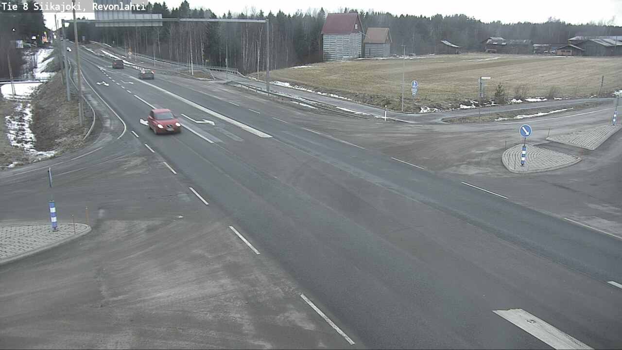 Kelikamerat Kuva Tie 8 Siikajoki, Revonlahti, Siikajoki, Pohjois-Pohjanmaa