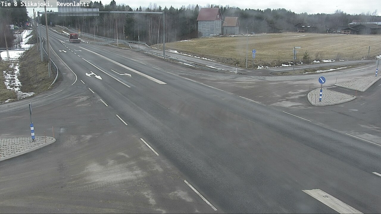 Weather Camera Image Väg 8 Siikajoki, Revolax, Siikajoki, Pohjois-Pohjanmaa