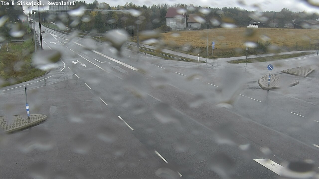 Weather Camera Image Road 8 Siikajoki, Revonlahti, Siikajoki, Pohjois-Pohjanmaa
