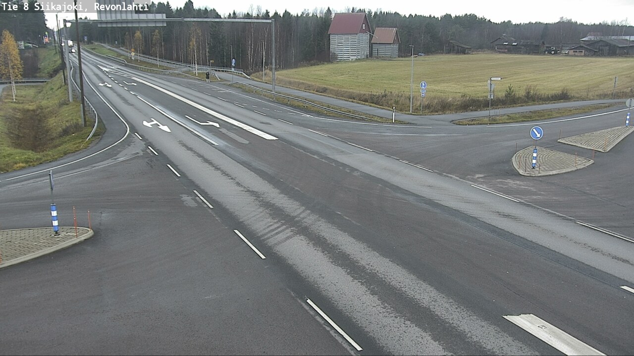 Kelikamerat Kuva Tie 8 Siikajoki, Revonlahti, Siikajoki, Pohjois-Pohjanmaa