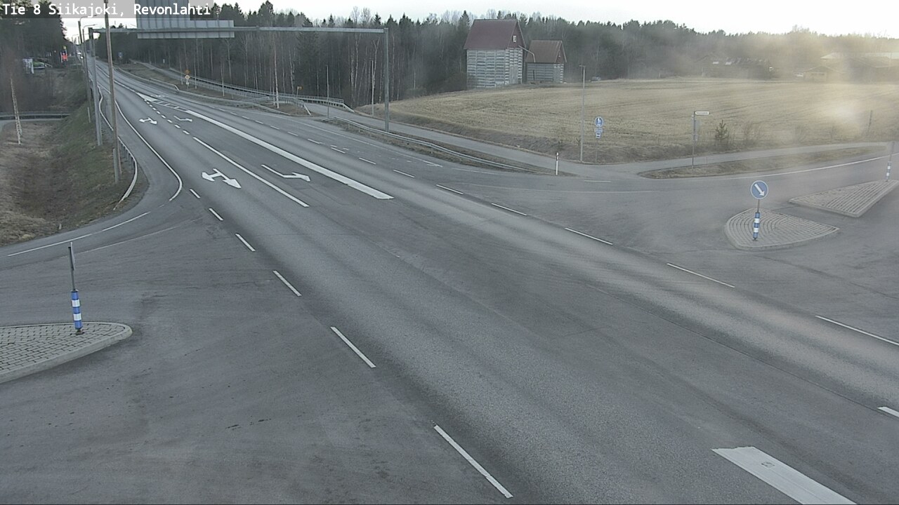 Weather Camera Image Väg 8 Siikajoki, Revolax, Siikajoki, Pohjois-Pohjanmaa