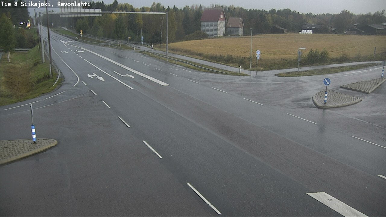 Weather Camera Image Väg 8 Siikajoki, Revolax, Siikajoki, Pohjois-Pohjanmaa