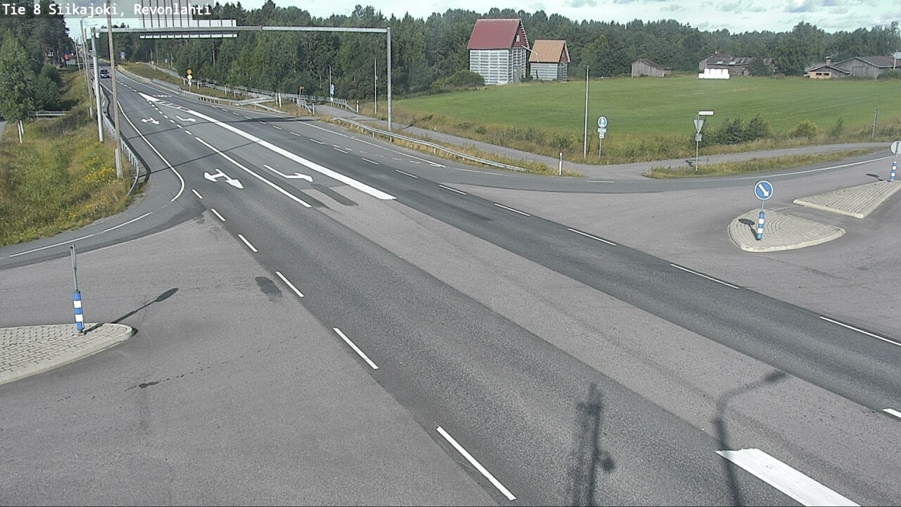 Weather Camera Image Väg 8 Siikajoki, Revolax, Siikajoki, Pohjois-Pohjanmaa