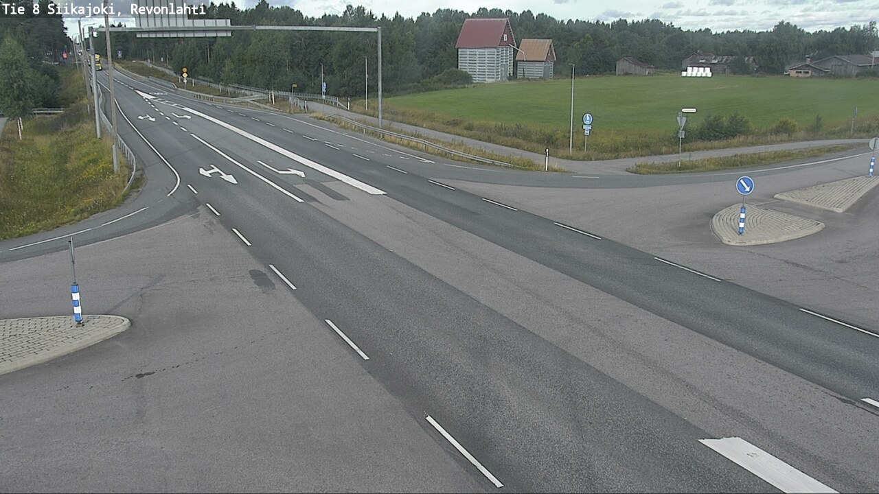 Weather Camera Image Väg 8 Siikajoki, Revolax, Siikajoki, Pohjois-Pohjanmaa