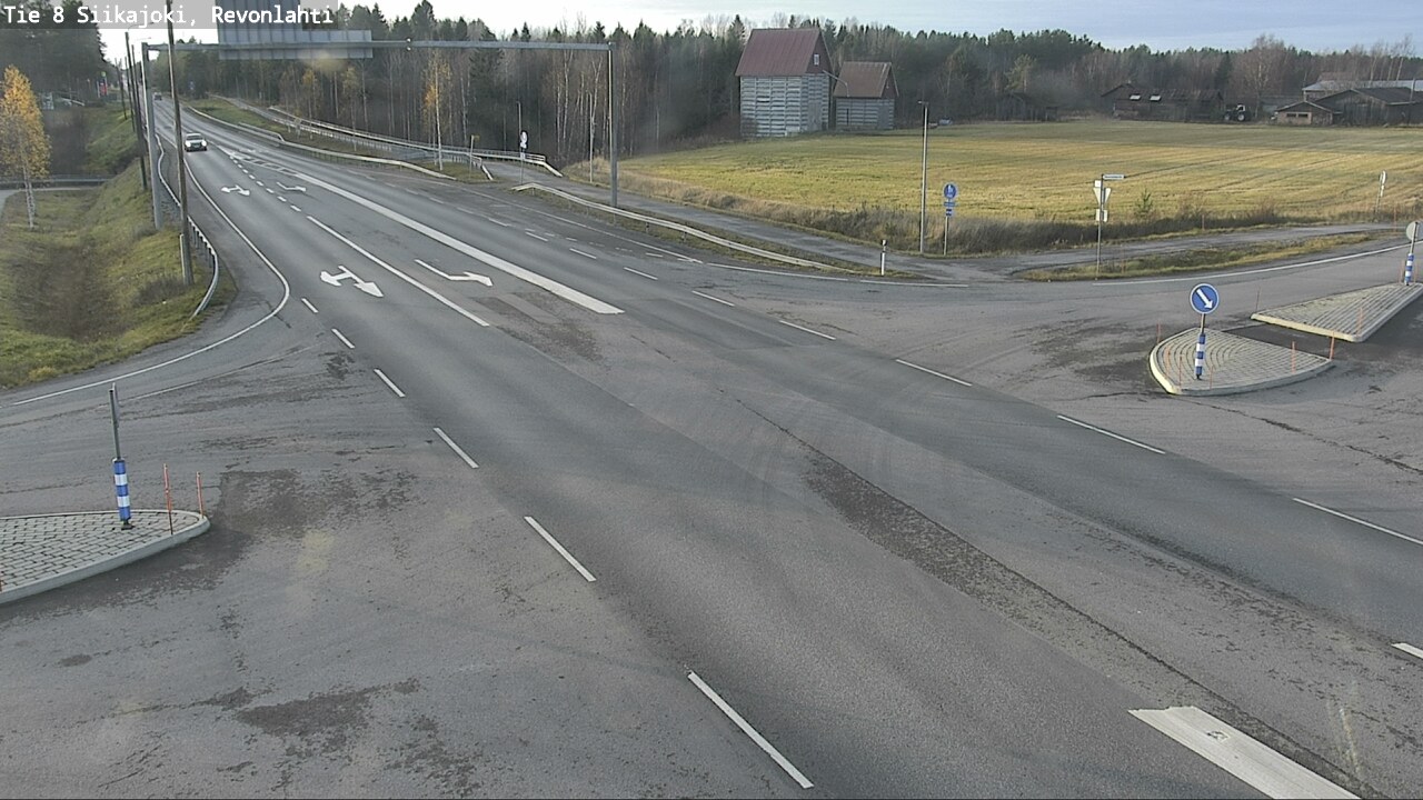 Kelikamerat Kuva Tie 8 Siikajoki, Revonlahti, Siikajoki, Pohjois-Pohjanmaa