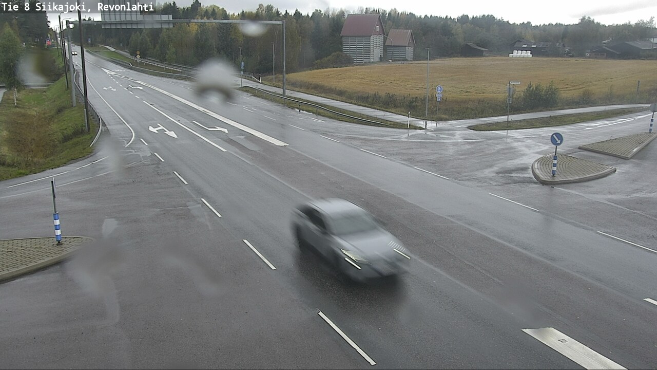 Weather Camera Image Väg 8 Siikajoki, Revolax, Siikajoki, Pohjois-Pohjanmaa