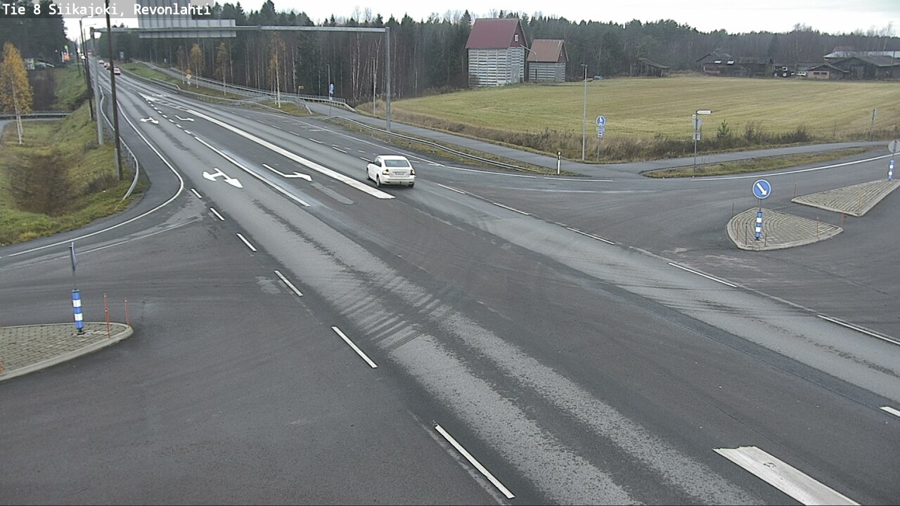 Kelikamerat Kuva Tie 8 Siikajoki, Revonlahti, Siikajoki, Pohjois-Pohjanmaa