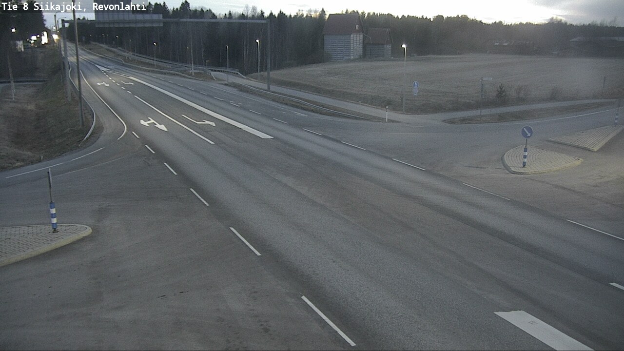 Weather Camera Image Väg 8 Siikajoki, Revolax, Siikajoki, Pohjois-Pohjanmaa