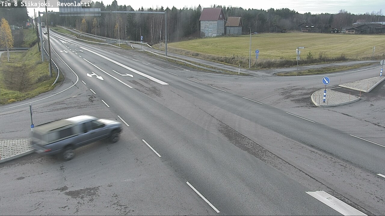 Kelikamerat Kuva Tie 8 Siikajoki, Revonlahti, Siikajoki, Pohjois-Pohjanmaa