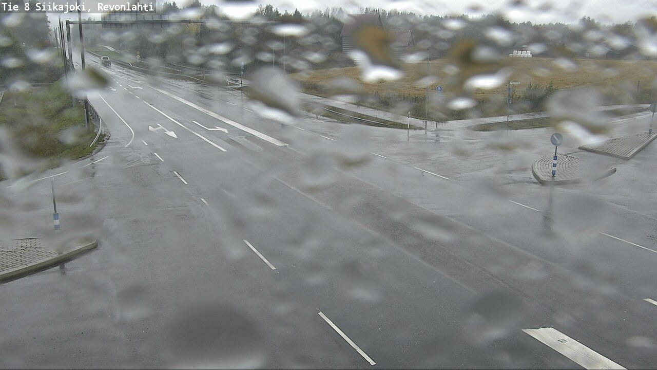 Weather Camera Image Road 8 Siikajoki, Revonlahti, Siikajoki, Pohjois-Pohjanmaa