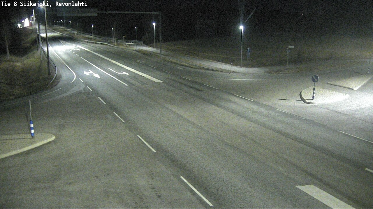 Weather Camera Image Väg 8 Siikajoki, Revolax, Siikajoki, Pohjois-Pohjanmaa