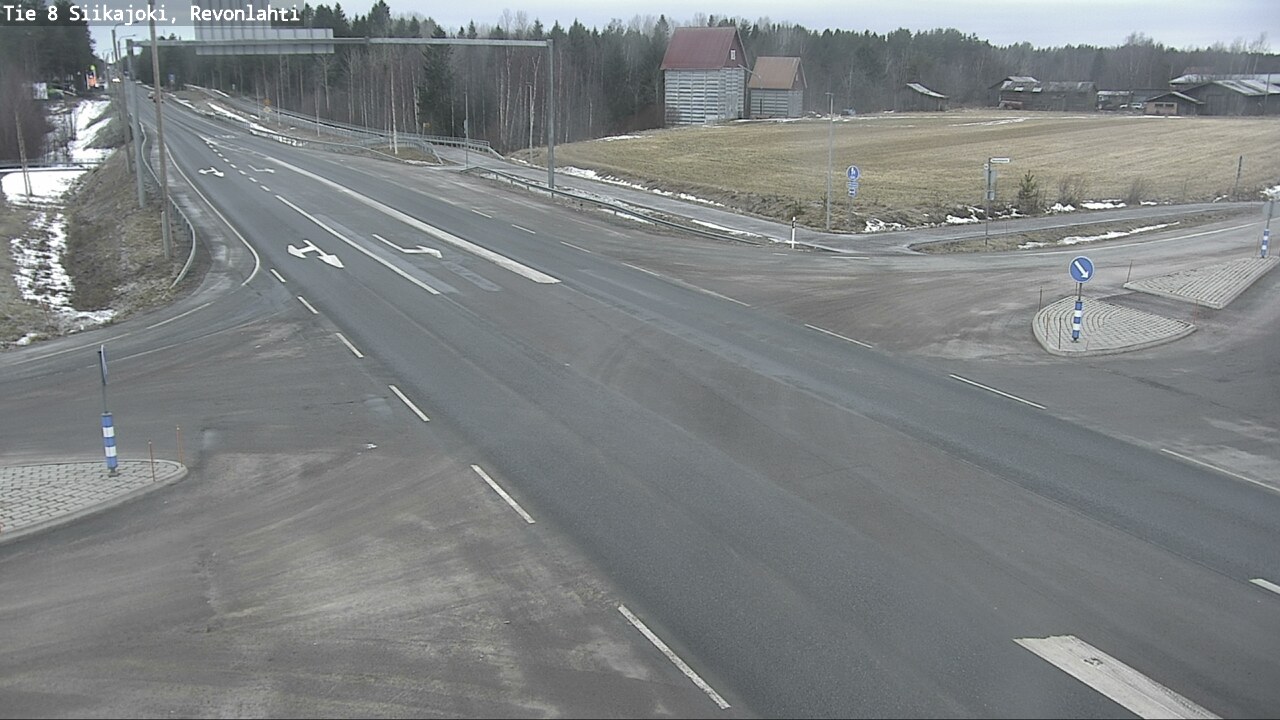 Kelikamerat Kuva Tie 8 Siikajoki, Revonlahti, Siikajoki, Pohjois-Pohjanmaa