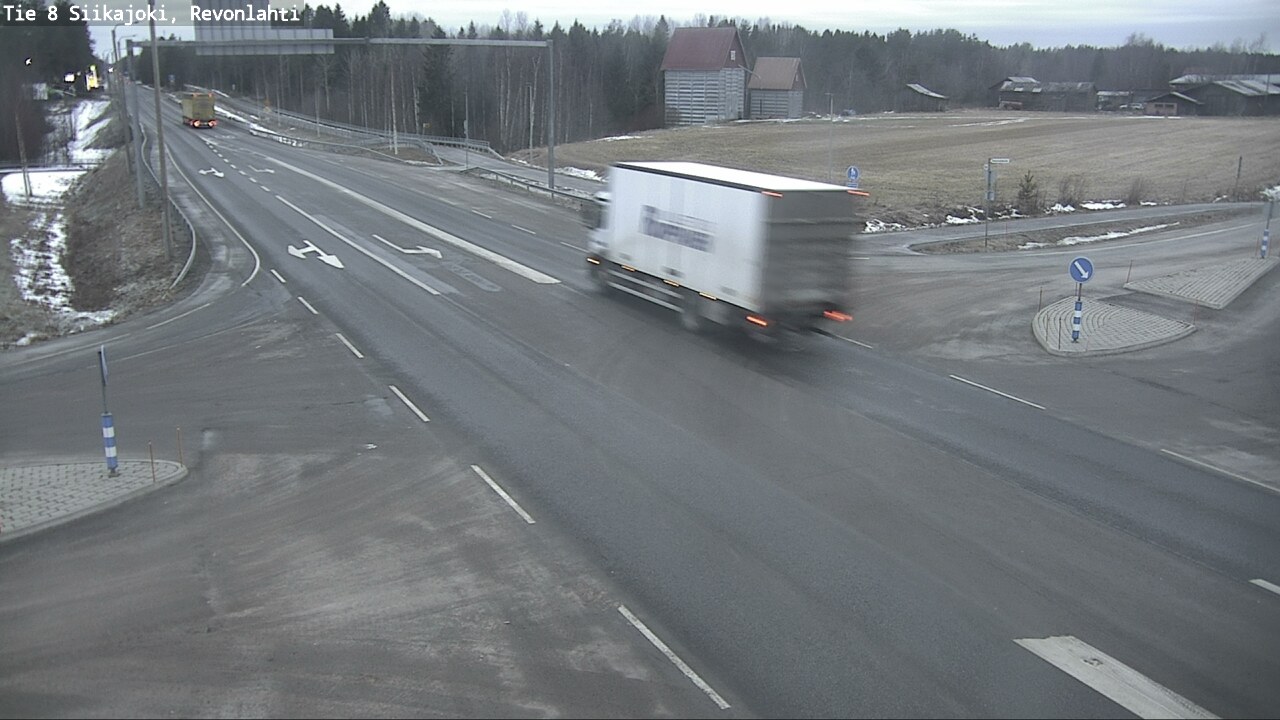 Kelikamerat Kuva Tie 8 Siikajoki, Revonlahti, Siikajoki, Pohjois-Pohjanmaa