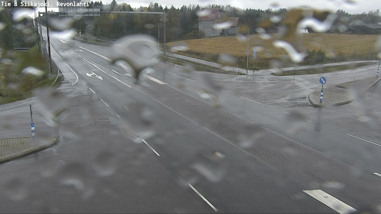 Weather Camera Image Road 8 Siikajoki, Revonlahti, Siikajoki, Pohjois-Pohjanmaa