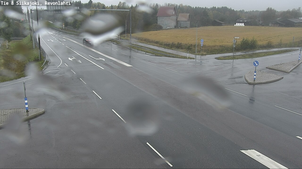 Weather Camera Image Väg 8 Siikajoki, Revolax, Siikajoki, Pohjois-Pohjanmaa