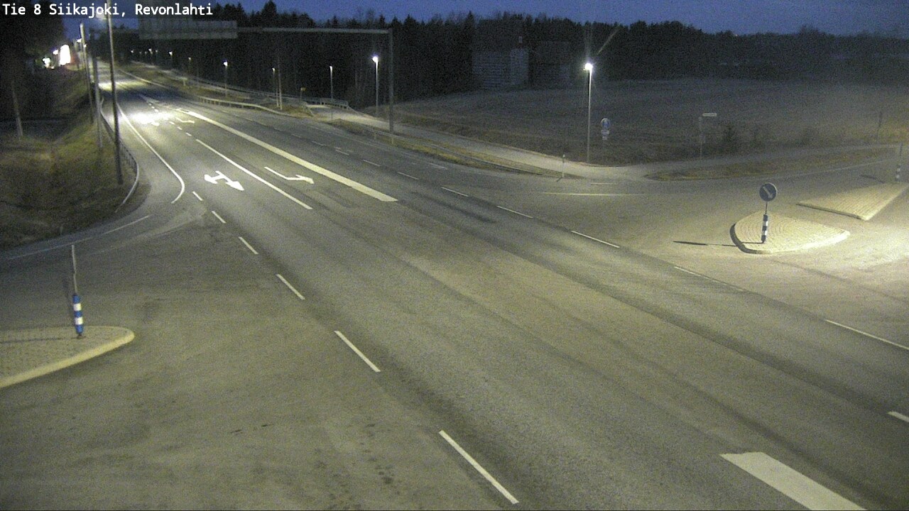 Weather Camera Image Väg 8 Siikajoki, Revolax, Siikajoki, Pohjois-Pohjanmaa