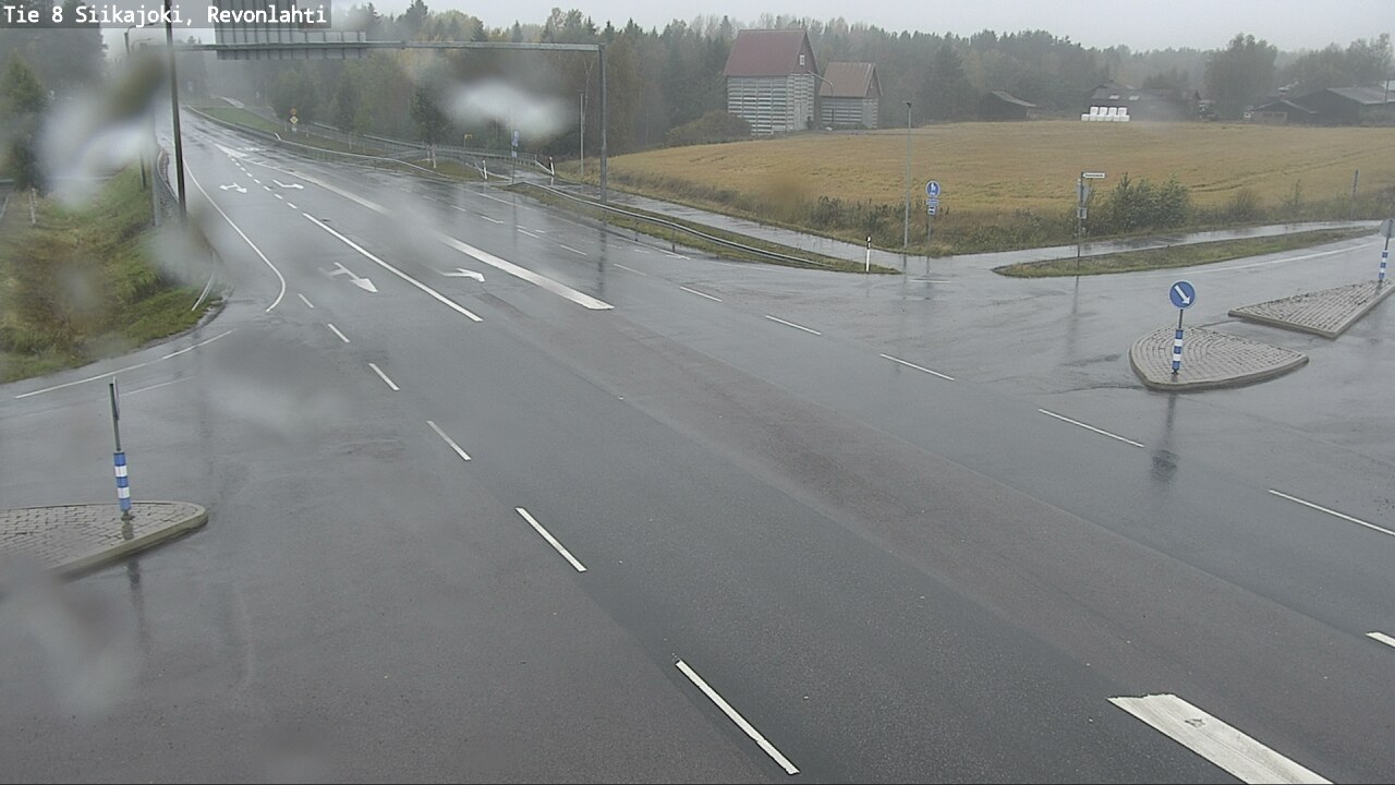 Weather Camera Image Väg 8 Siikajoki, Revolax, Siikajoki, Pohjois-Pohjanmaa
