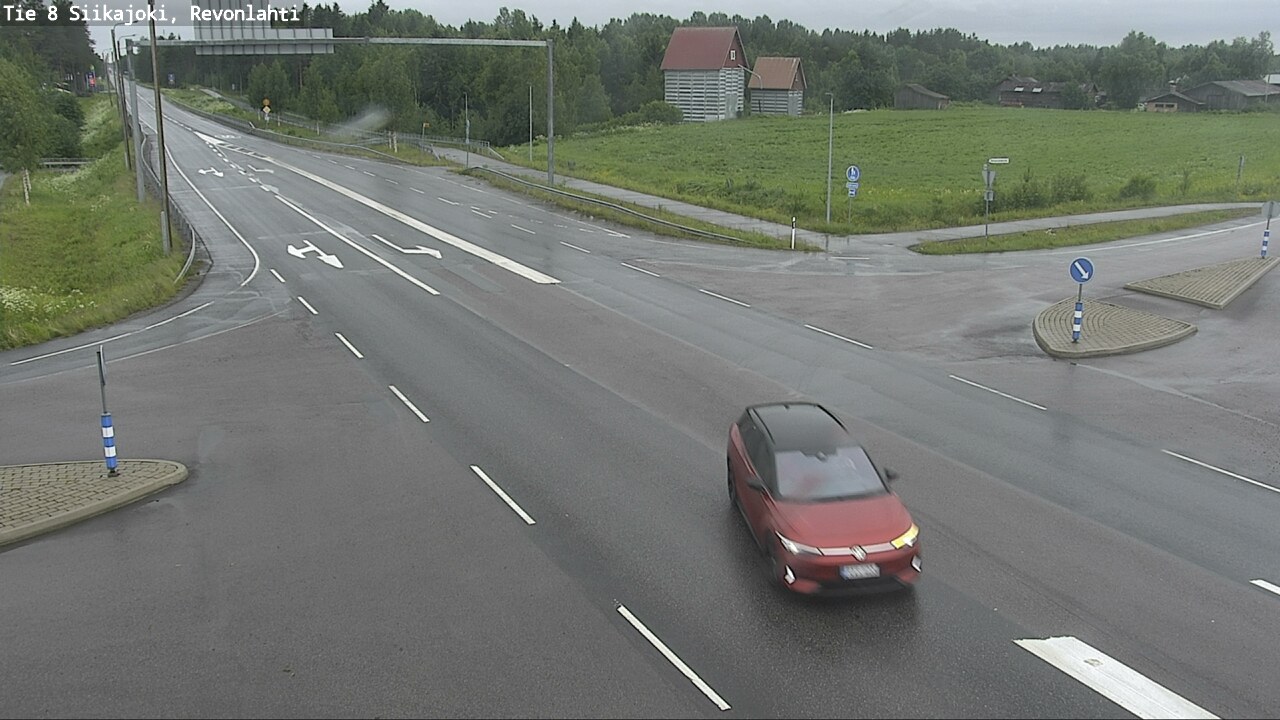 Weather Camera Image Väg 8 Siikajoki, Revolax, Siikajoki, Pohjois-Pohjanmaa