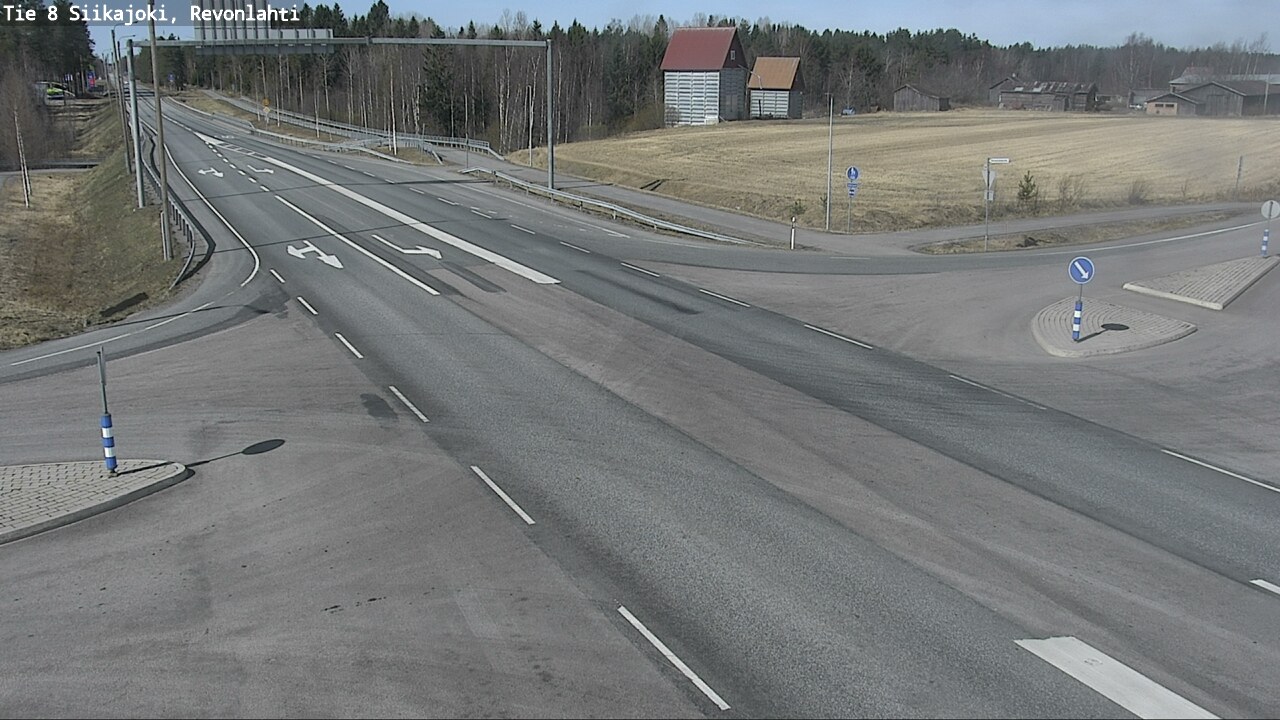 Weather Camera Image Väg 8 Siikajoki, Revolax, Siikajoki, Pohjois-Pohjanmaa