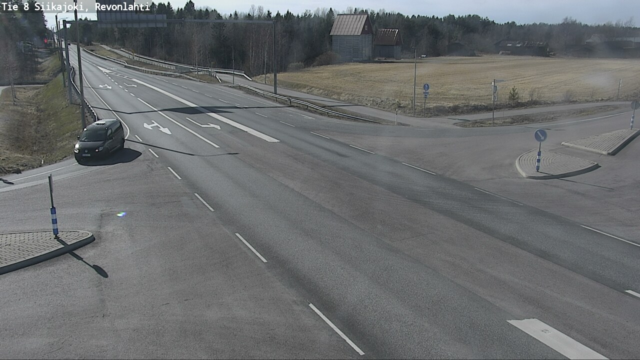 Weather Camera Image Väg 8 Siikajoki, Revolax, Siikajoki, Pohjois-Pohjanmaa