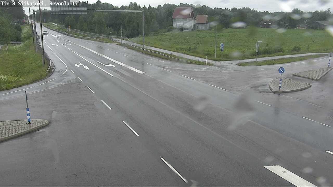 Weather Camera Image Road 8 Siikajoki, Revonlahti, Siikajoki, Pohjois-Pohjanmaa