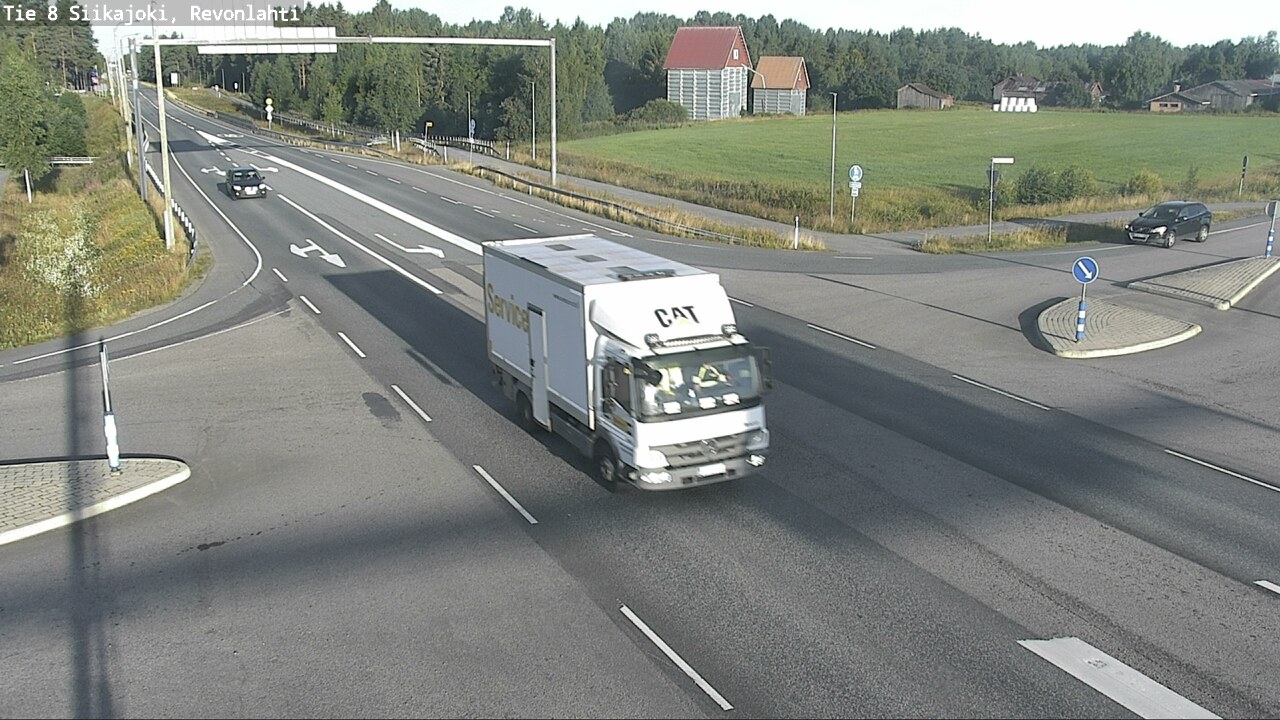 Weather Camera Image Väg 8 Siikajoki, Revolax, Siikajoki, Pohjois-Pohjanmaa