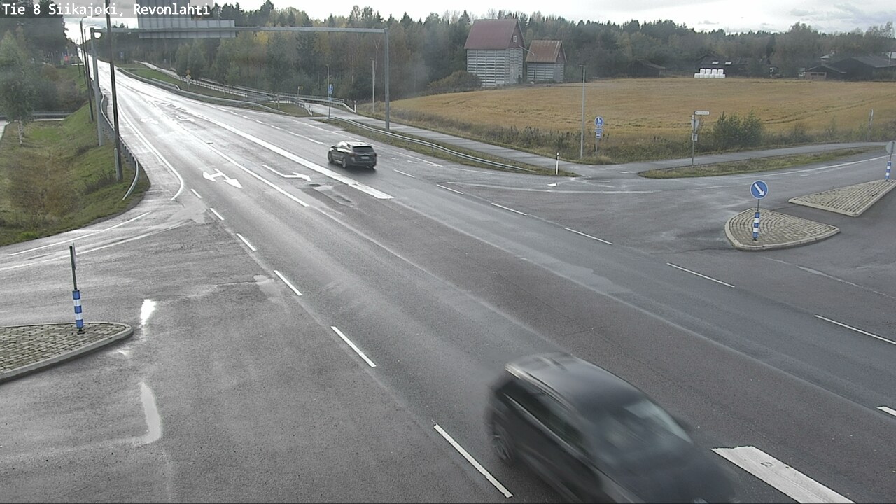 Weather Camera Image Road 8 Siikajoki, Revonlahti, Siikajoki, Pohjois-Pohjanmaa