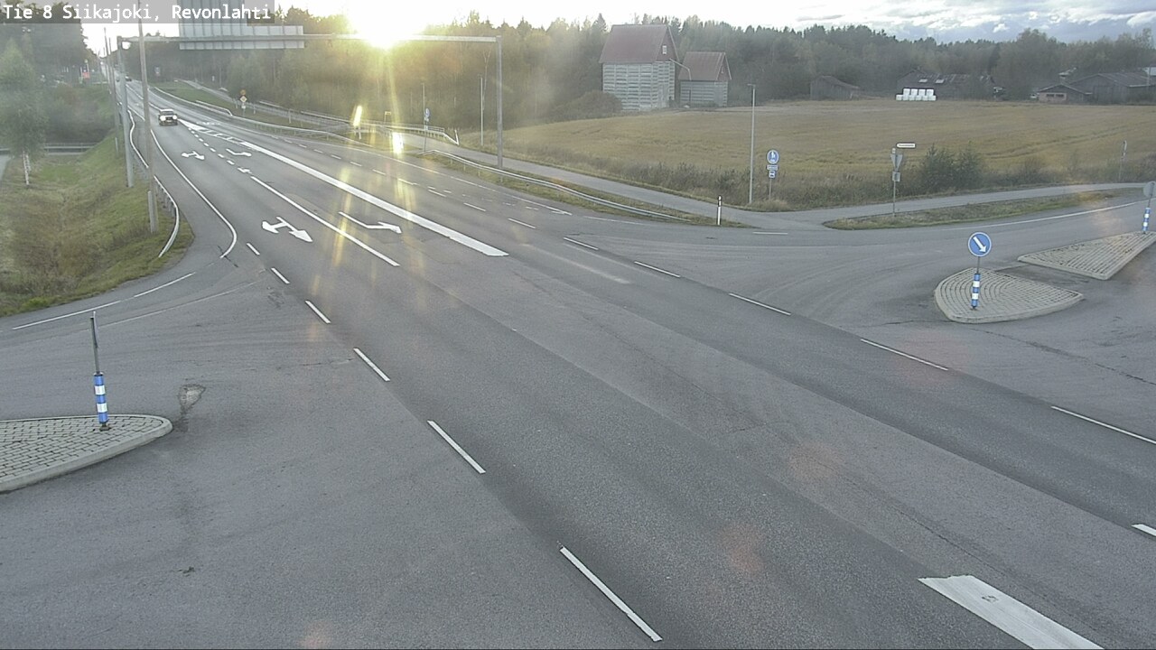 Kelikamerat Kuva Tie 8 Siikajoki, Revonlahti, Siikajoki, Pohjois-Pohjanmaa