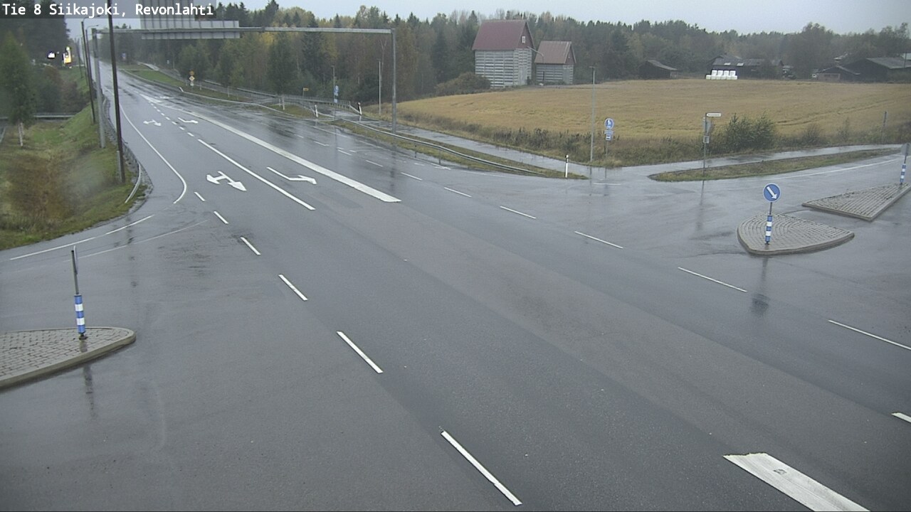 Weather Camera Image Väg 8 Siikajoki, Revolax, Siikajoki, Pohjois-Pohjanmaa