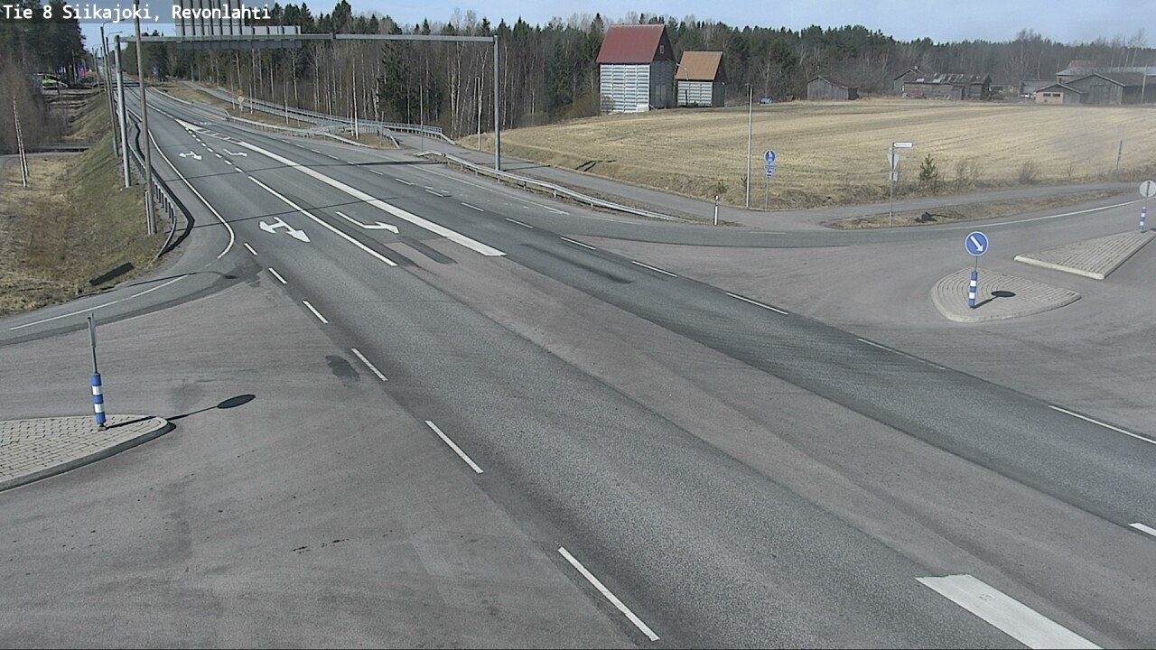 Kelikamerat Kuva Tie 8 Siikajoki, Revonlahti, Siikajoki, Pohjois-Pohjanmaa
