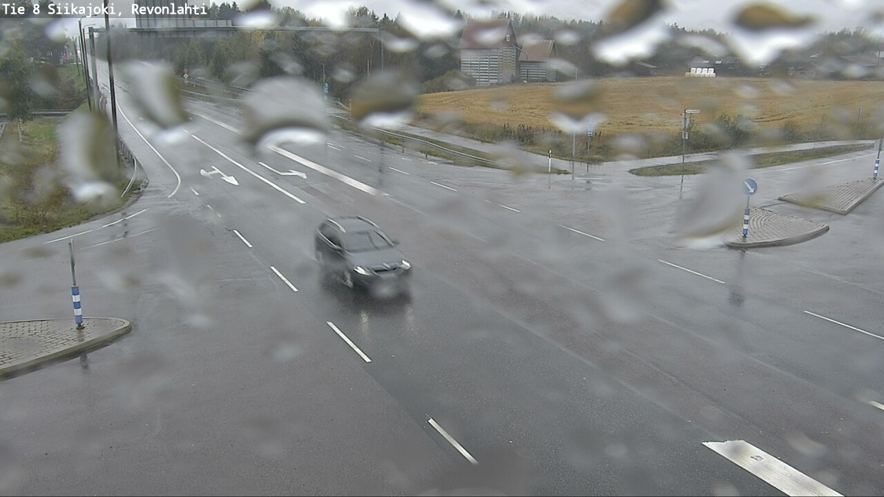 Weather Camera Image Road 8 Siikajoki, Revonlahti, Siikajoki, Pohjois-Pohjanmaa