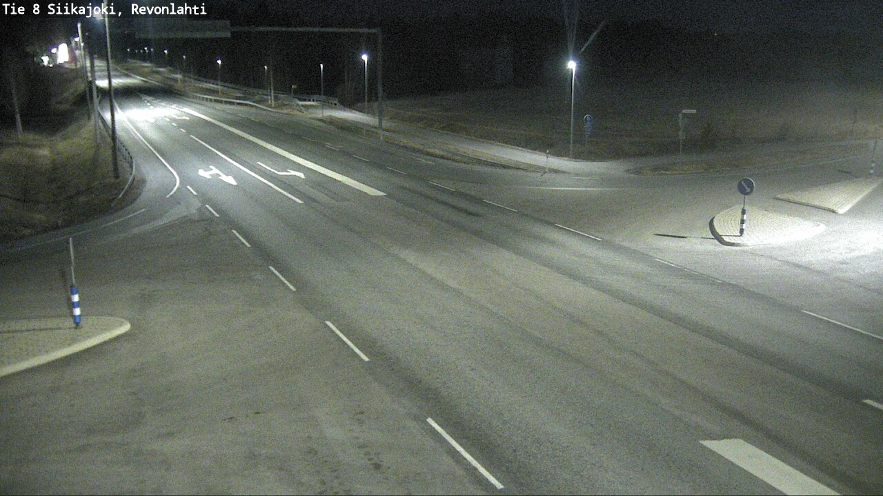 Weather Camera Image Väg 8 Siikajoki, Revolax, Siikajoki, Pohjois-Pohjanmaa