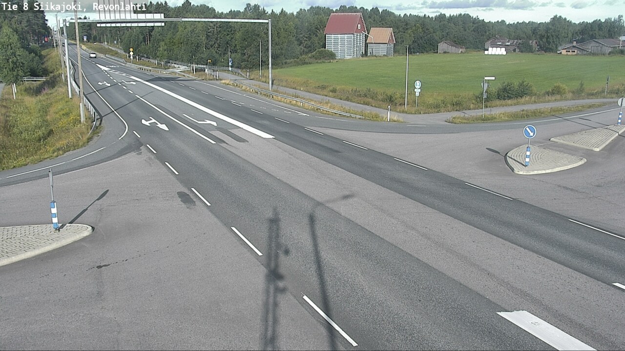 Weather Camera Image Väg 8 Siikajoki, Revolax, Siikajoki, Pohjois-Pohjanmaa