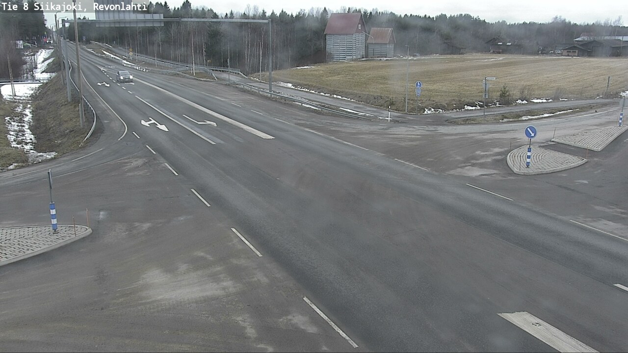 Weather Camera Image Väg 8 Siikajoki, Revolax, Siikajoki, Pohjois-Pohjanmaa