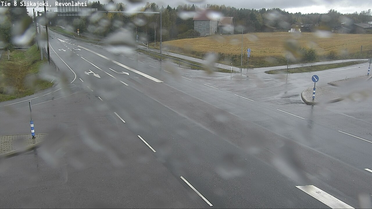 Weather Camera Image Väg 8 Siikajoki, Revolax, Siikajoki, Pohjois-Pohjanmaa