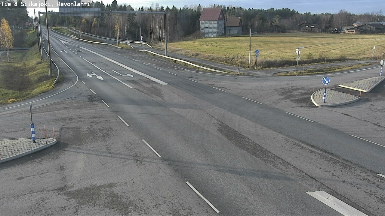 Kelikamerat Kuva Tie 8 Siikajoki, Revonlahti, Siikajoki, Pohjois-Pohjanmaa