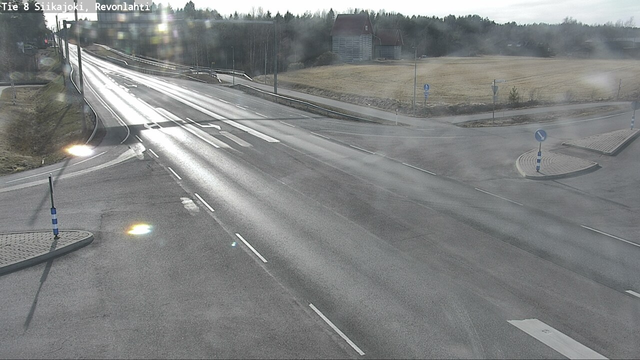 Weather Camera Image Väg 8 Siikajoki, Revolax, Siikajoki, Pohjois-Pohjanmaa