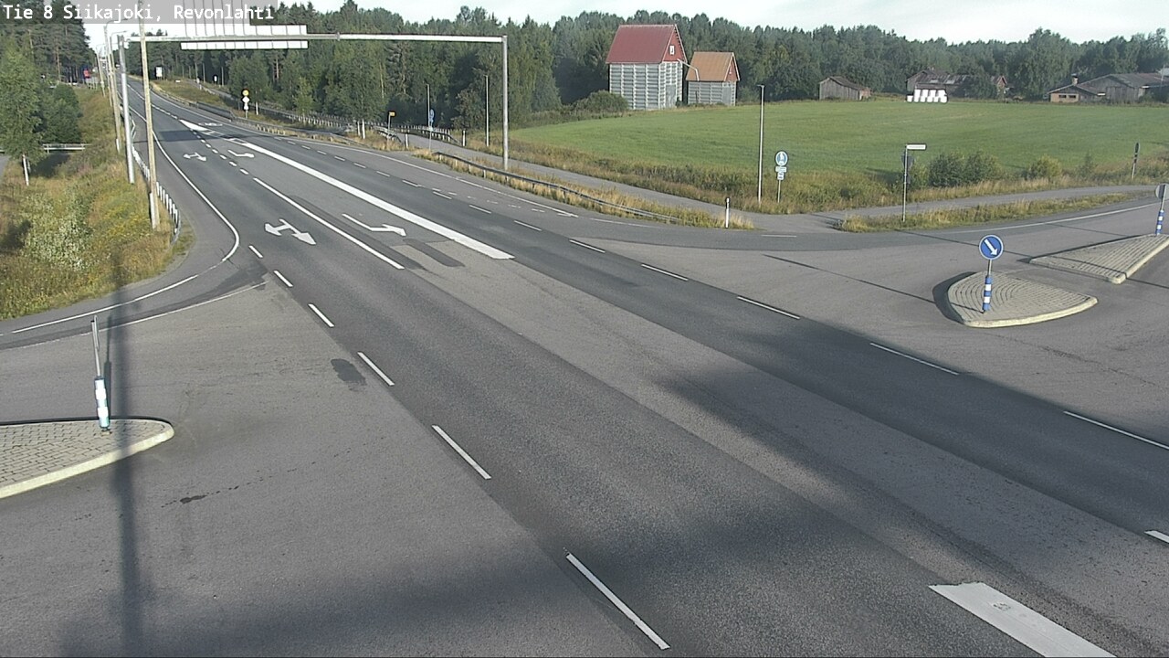 Weather Camera Image Väg 8 Siikajoki, Revolax, Siikajoki, Pohjois-Pohjanmaa