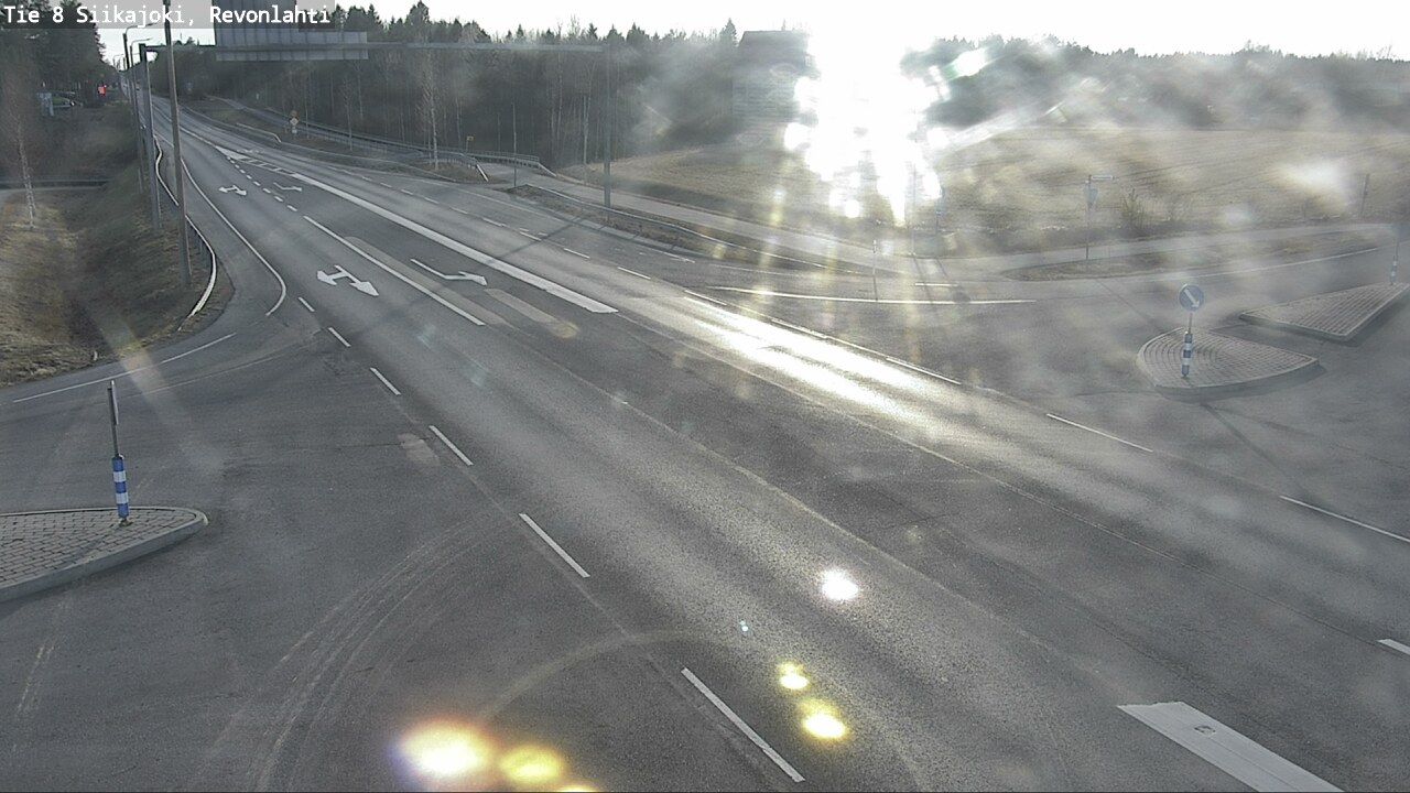 Weather Camera Image Väg 8 Siikajoki, Revolax, Siikajoki, Pohjois-Pohjanmaa