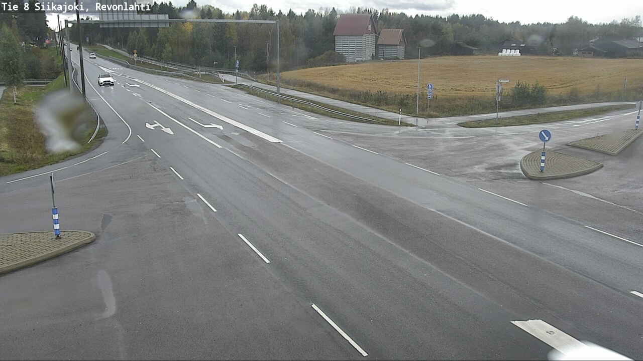 Weather Camera Image Road 8 Siikajoki, Revonlahti, Siikajoki, Pohjois-Pohjanmaa