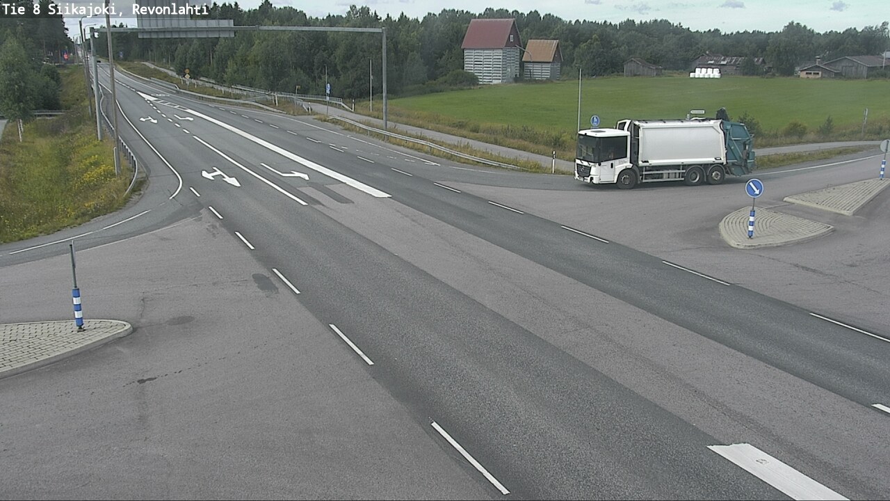 Weather Camera Image Road 8 Siikajoki, Revonlahti, Siikajoki, Pohjois-Pohjanmaa