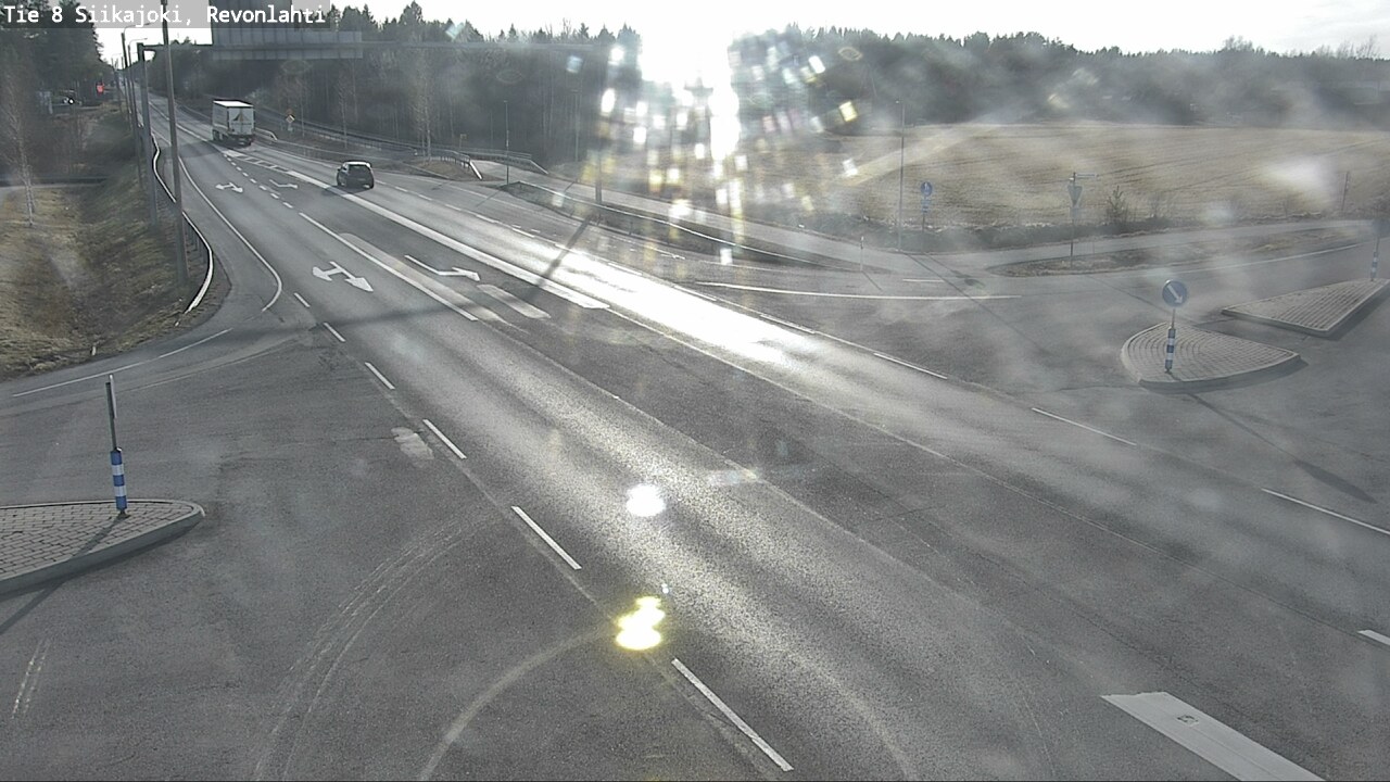Weather Camera Image Väg 8 Siikajoki, Revolax, Siikajoki, Pohjois-Pohjanmaa