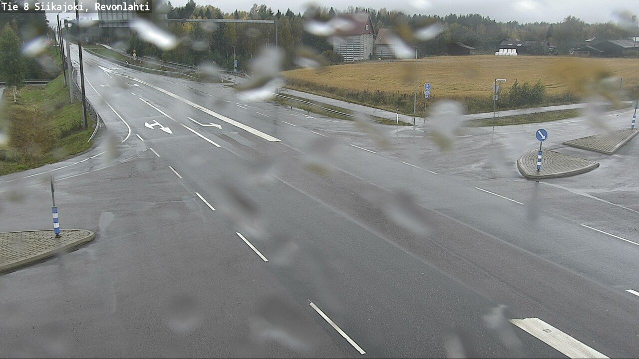 Weather Camera Image Väg 8 Siikajoki, Revolax, Siikajoki, Pohjois-Pohjanmaa