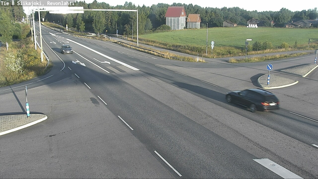Weather Camera Image Väg 8 Siikajoki, Revolax, Siikajoki, Pohjois-Pohjanmaa