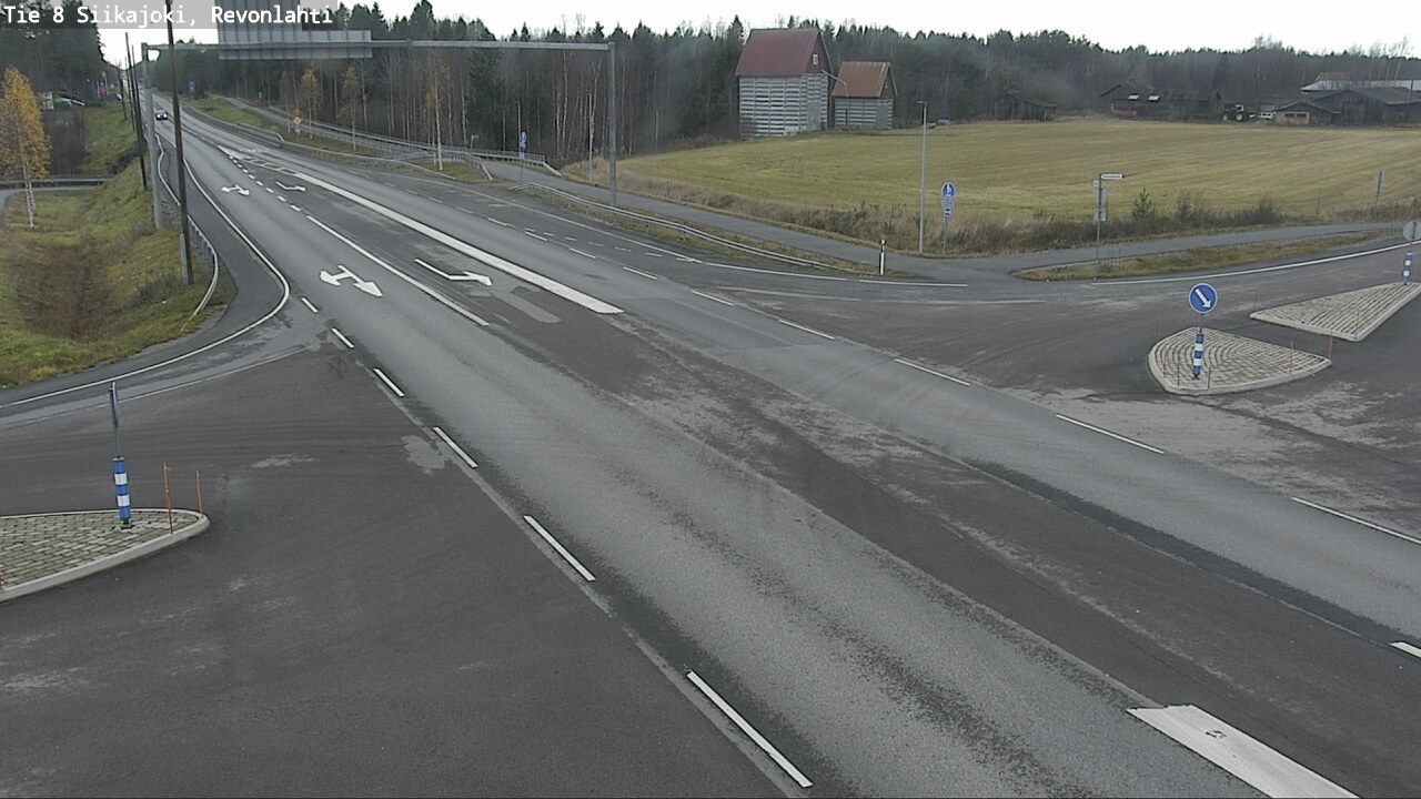 Kelikamerat Kuva Tie 8 Siikajoki, Revonlahti, Siikajoki, Pohjois-Pohjanmaa